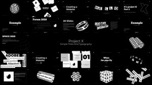 Videohive Simple - Titles And Typography Titles template preview