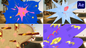 Videohive Abstract Colorfull Dynamic Transitions for After Effects Elements template preview
