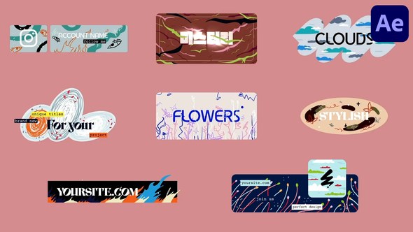 Videohive Parallax Art Titles for After Effects Titles template preview