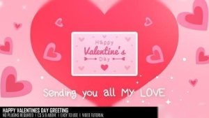 Videohive Happy Valentines Day Greeting Openers template preview