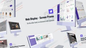 Videohive Web Promo Desktop Mockup 45589472 Product Promo template preview