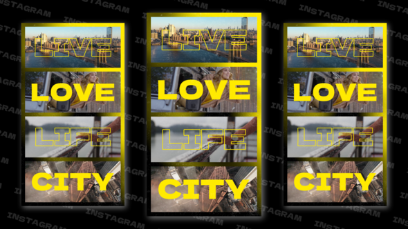 Videohive Vertical Insta Stories Video Displays template preview