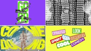 Videohive Colorful Kinetic Typography Pack Titles template preview