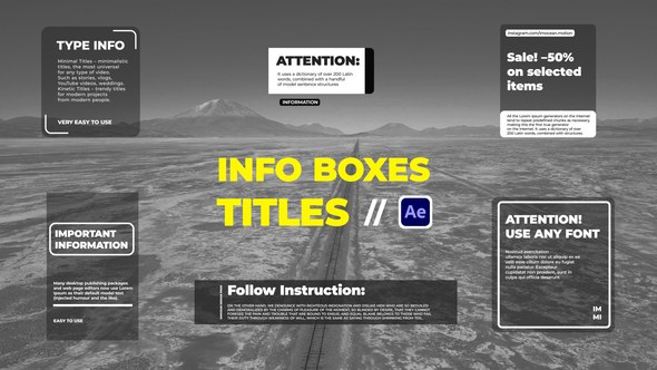 Videohive Info Boxes Titles template preview