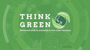 Think Green Video Displays template preview