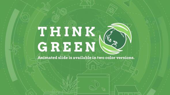Think Green Video Displays template preview