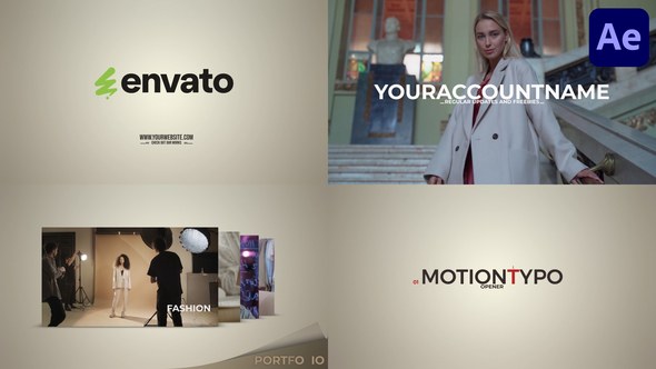 Videohive Motion Typo for After Effects Product Promo template preview
