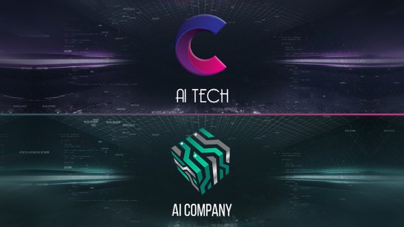 Videohive AI DIgital Logo Logo Stings template preview