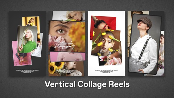 Videohive Vertical Collage Reels Product Promo template preview