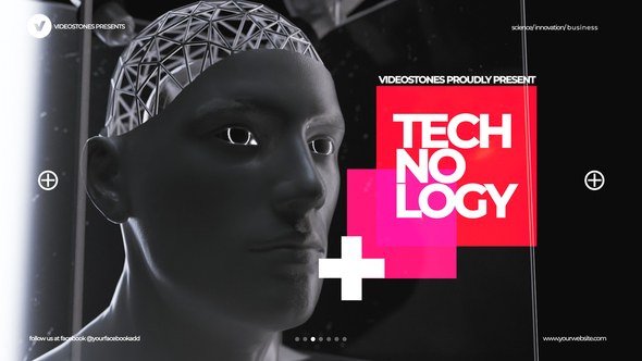 Videohive Technology Opener & Intro Video Displays template preview