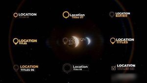 Videohive Location Titles 3.0 | After Effects 55353045 Titles template preview