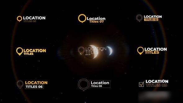 Videohive Location Titles 3.0 | After Effects 55353045 Titles template preview