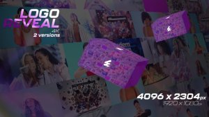 Videohive Mosaic Photo Wall and Logo Reveal Logo Stings template preview