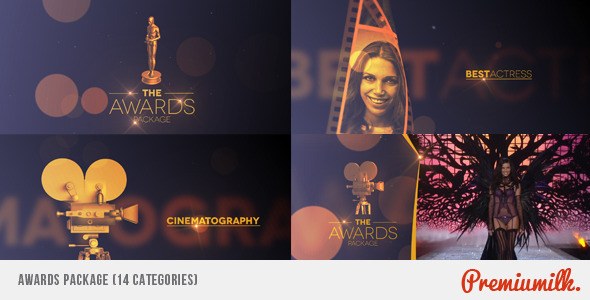 Awards Package Video Displays template preview