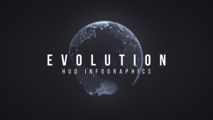 Evolution HUD Infographic Video Displays template preview