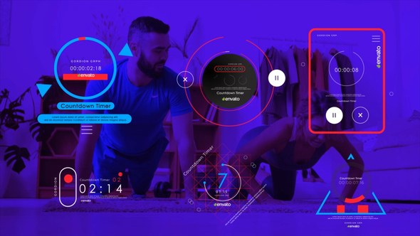 Videohive Countdown Timer 43149878 Elements template preview