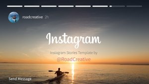 Instagram Story Video Displays template preview