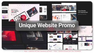 Videohive Unique Website Promo 33705871 Product Promo template preview