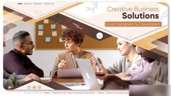 Videohive Creative Business Solution Openers template preview