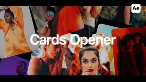 Videohive Cards Opener For After Effects Openers template preview