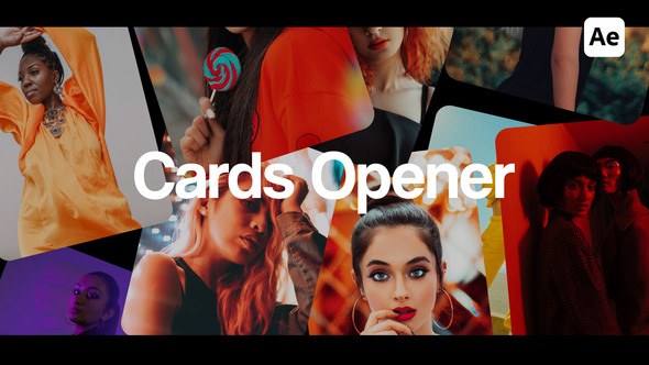 Videohive Cards Opener For After Effects Openers template preview