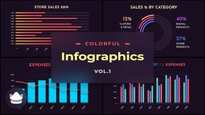Videohive Colorful Infographics Infographics template preview