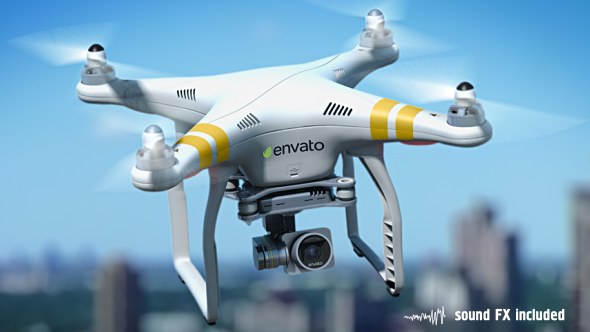 Videohive Quadcopter Phantom Openers template preview