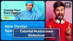 Videohive Multiscreen Opener Split Screen Slideshow Openers template preview