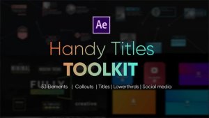 Videohive Handy Titles Toolkit Titles template preview