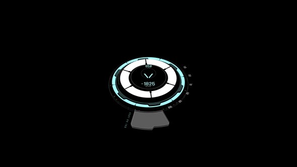 Videohive HUD Node Access Infographics template preview