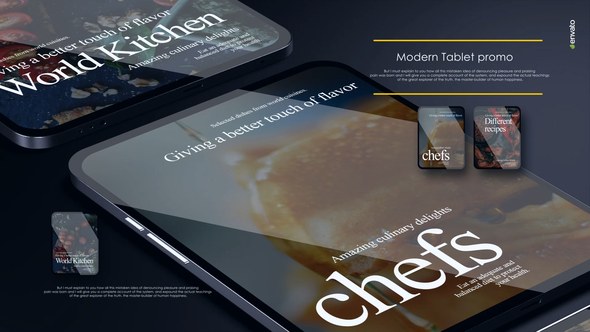 Videohive Tablet Mockup 44836896 Product Promo template preview
