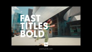 Videohive Fast Titles Pack Bold Titles template preview