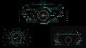 Videohive HUD700 HUD Ship 3 Elements template preview