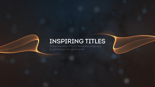 Inspiring Titles Video Displays template preview