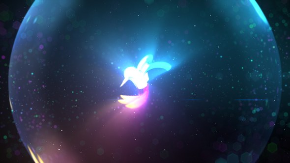 Videohive Glow Particles Logo Reveal Logo Stings template preview