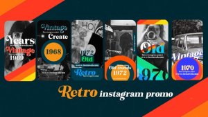 Videohive Instagram Vintage Pack Product Promo template preview