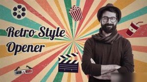 Videohive Retro Style Opener 44285424 Openers template preview