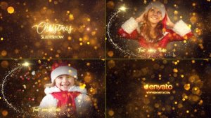 Christmas Slideshow Video Displays template preview