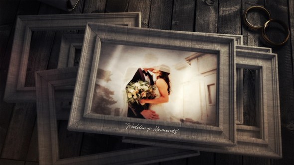 Videohive Wedding Frames Slideshow 41586087 Video Displays template preview