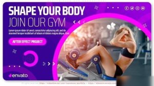 Videohive Health Club Gym Promotional Openers template preview