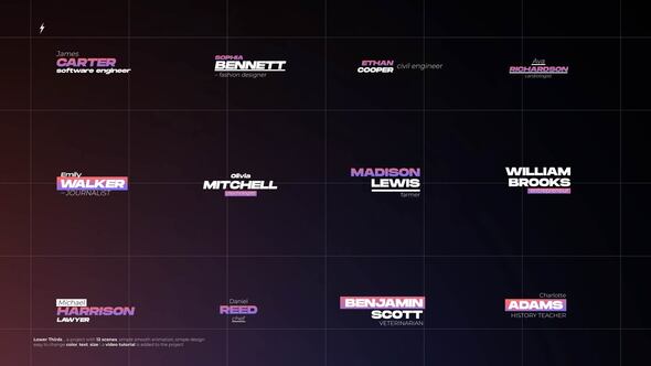 Videohive Lower Thirds 4.0 | After Effects 56993106 Titles template preview