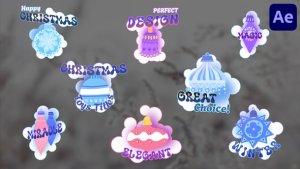 Videohive Christmas Toys Titles for After Effects Titles template preview