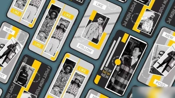 Videohive New Instagram Story Frame After Effects Template Elements template preview