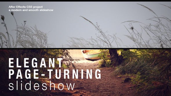 Videohive Elegant Page - Turning Slideshow Video Displays template preview