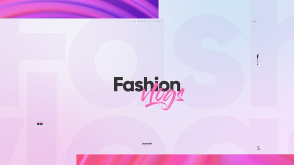 Videohive Beauty Vlogger Pack Broadcast-packages template preview