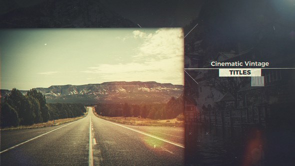 Videohive Cinematic Vintage Titles Titles template preview