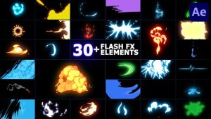 Videohive Flash FX Elements Pack | After Effects 43307346 Elements template preview