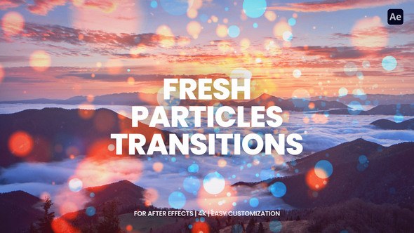 Videohive Particles Transitions For After Effects Elements template preview