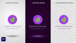 Spiral Motion Logo Reveal C Premiere Pro Premiere Pro template preview