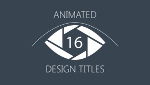 16 Animated Design Titles Video Displays template preview